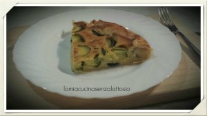 quiche di zucchine fetta