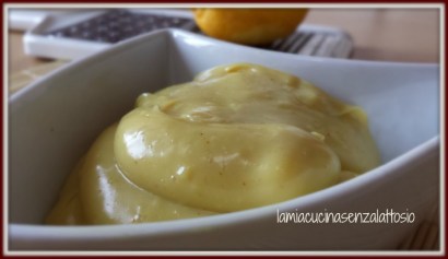 crema pasticcera senza lattosio senza uova
