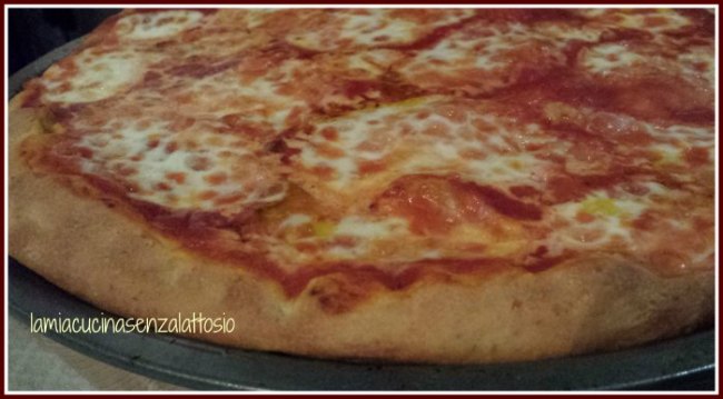pizza senza lattosio