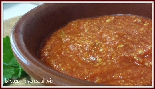 ragù soia senza lattosio