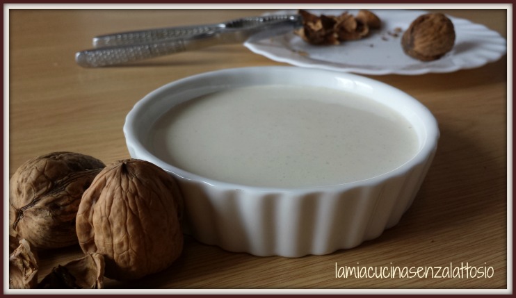 salsa noci senza lattosio