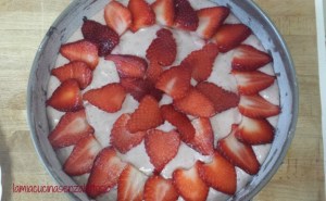 torta fragole senza uova burro