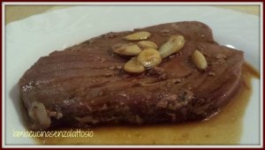 tonno alle mandorle senza lattosio