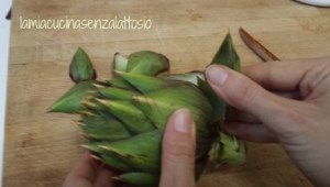 carciofi come pulire