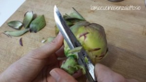carciofo come pulire
