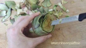 carciofi come pulire