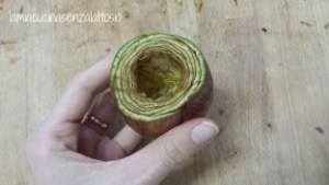 carciofi come pulire