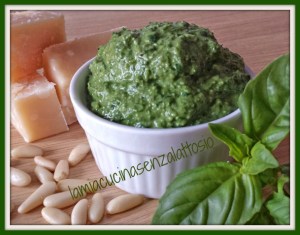 pesto genovese senza lattosio