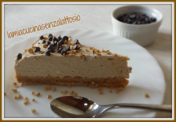 torta fredda al caffè senza lattosio