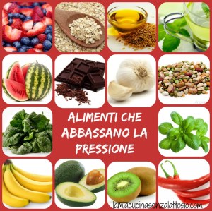 alimenti che abbassano la pressione
