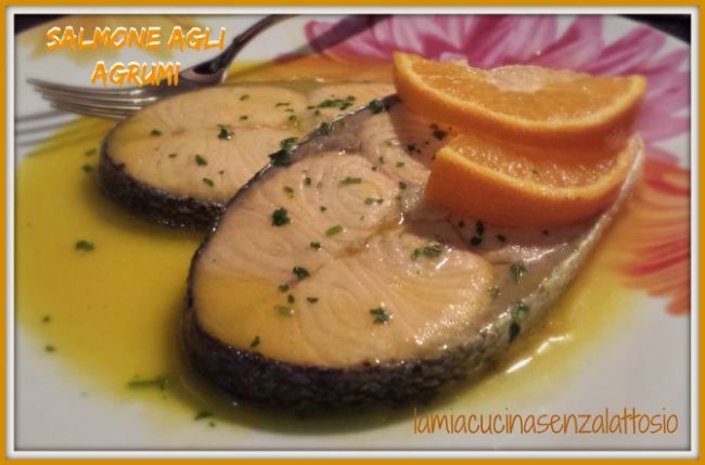 salmone agli agrumi