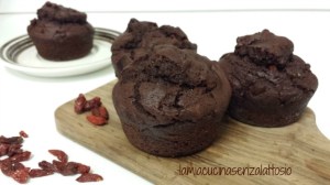 muffin cioccolato bacche goji