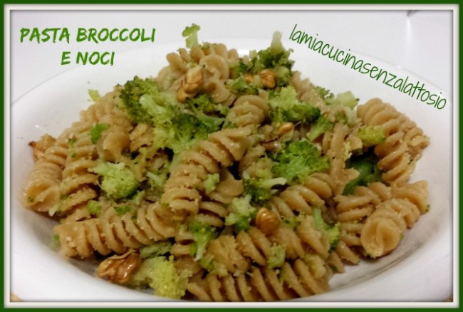 pasta broccoli e noci