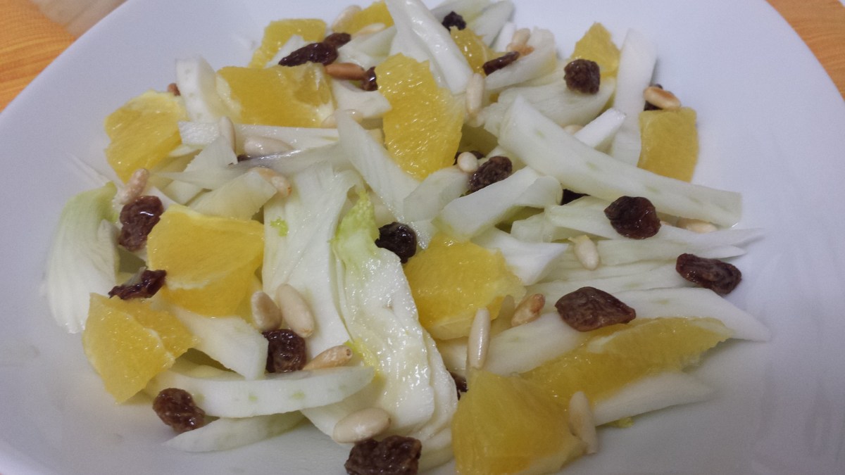 insalata finocchi e arance
