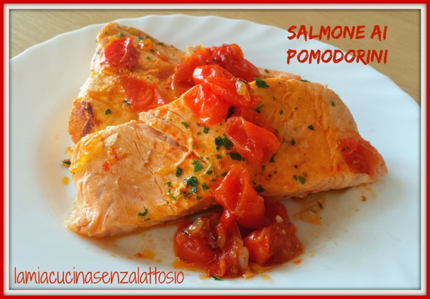 salmone ai pomodorini
