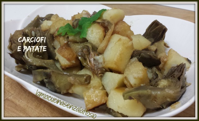 carciofi e patate