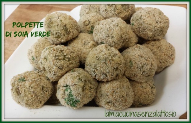 polpette di soia verde