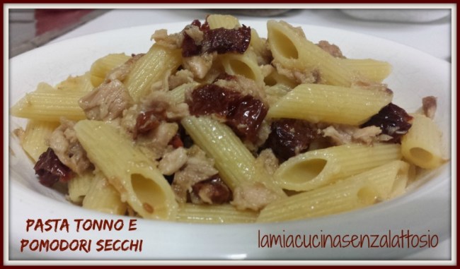 pasta tonno e pomodori secchi