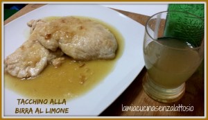 tacchino alla birra al limone