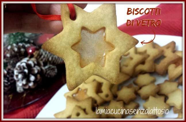 biscotti di vetro senza uova