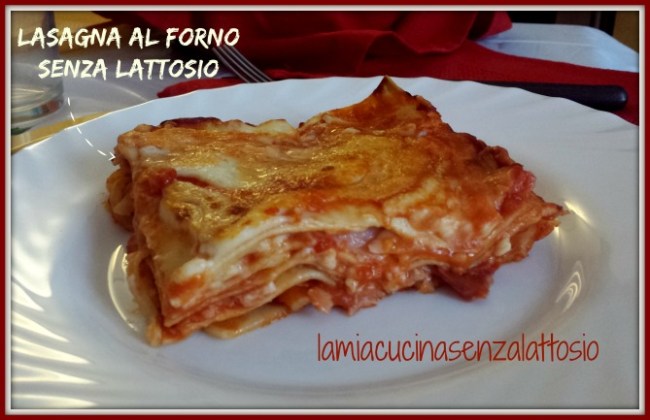 lasagna senza lattosio