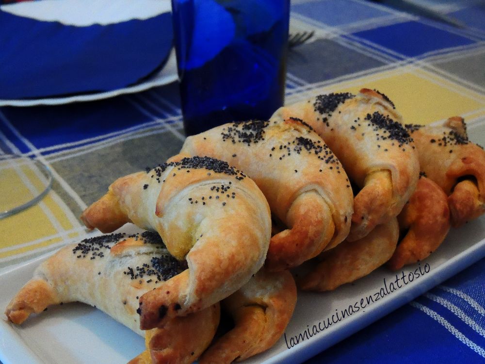 cornetti salati senza lattosio