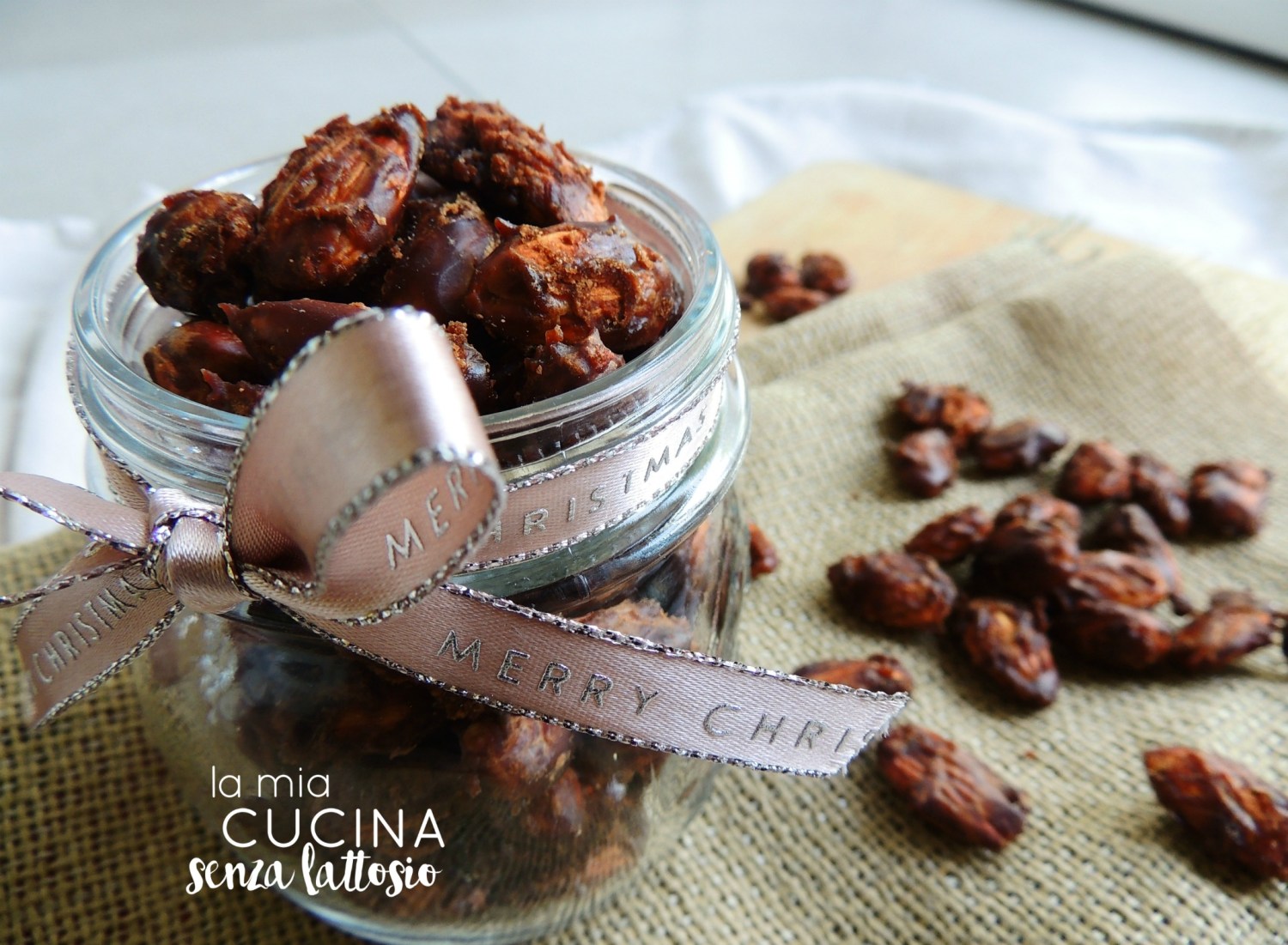 mandorle pralinate senza lattosio