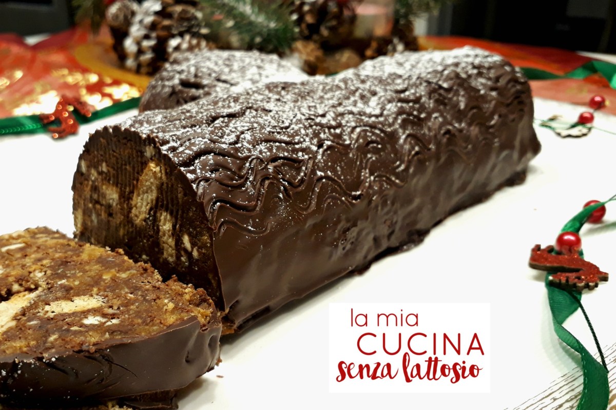 finto tronchetto di Natale