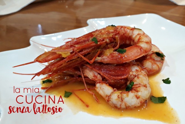 gamberoni all'arancia