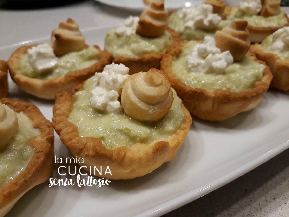 cestini di brisee zucchine e jocca