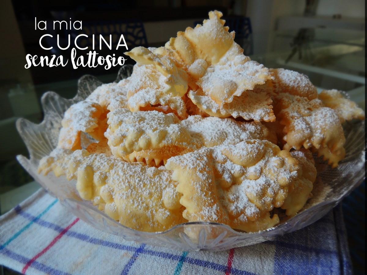 chiacchiere senza lattosio
