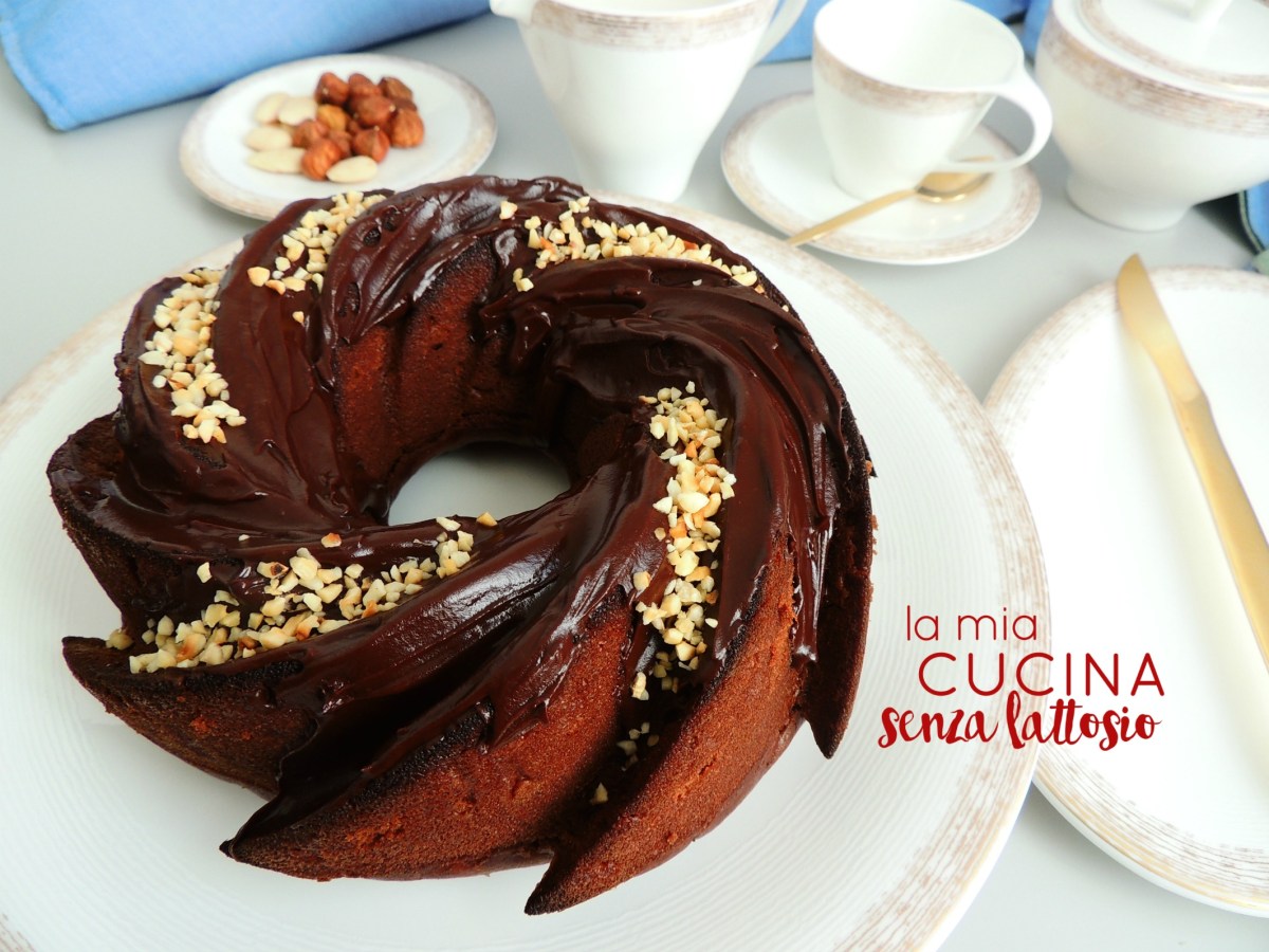 torta senza lattosio cacao nocciole