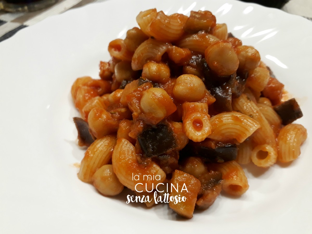 pasta ceci melanzane
