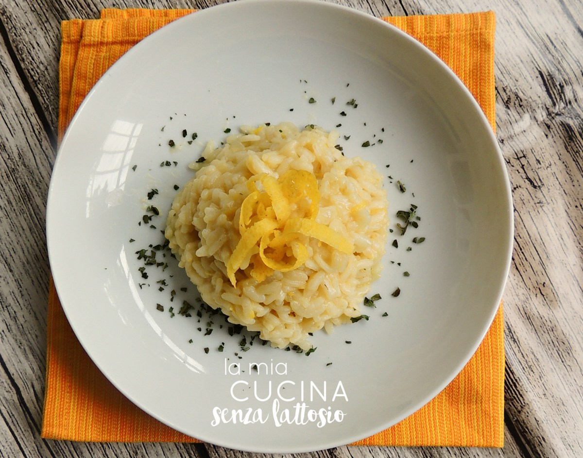 risotto senza lattosio