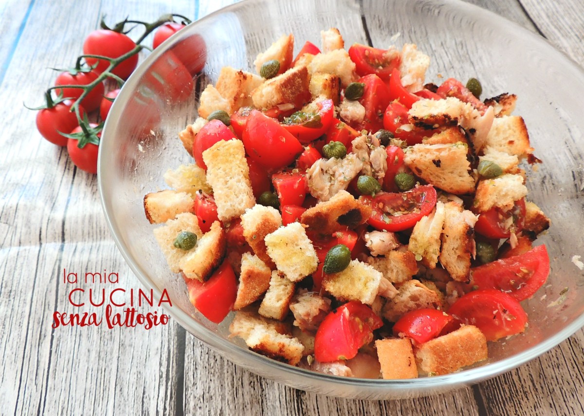 insalata pomodori e sgombro