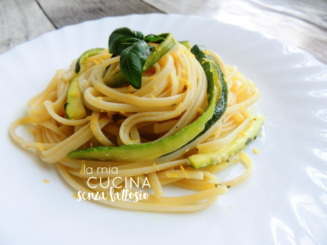 linguine zucchine e limone