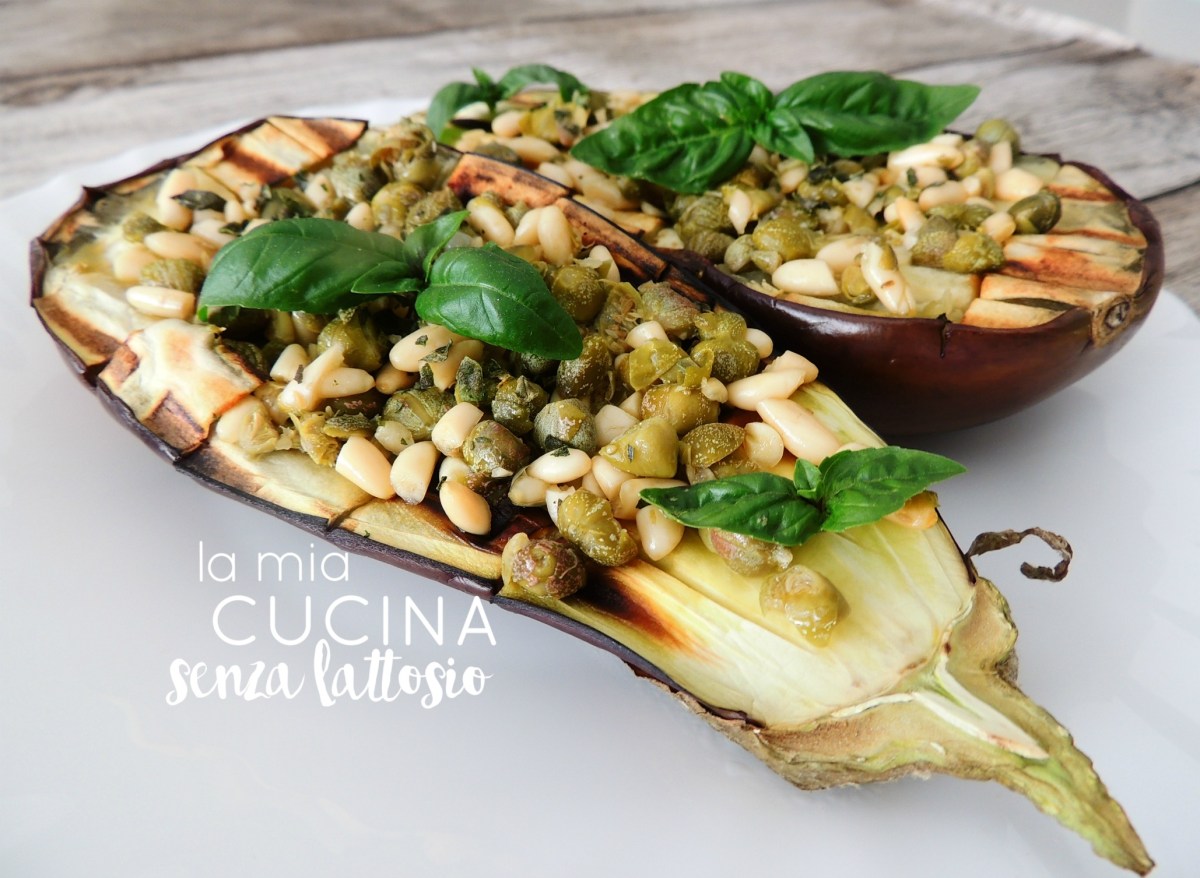 melanzane pinoli e capperi