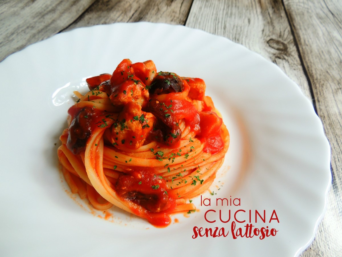 sugo di pesce spada senza lattosio