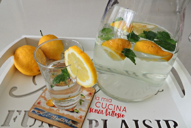 acqua aromatizzata menta sambuco