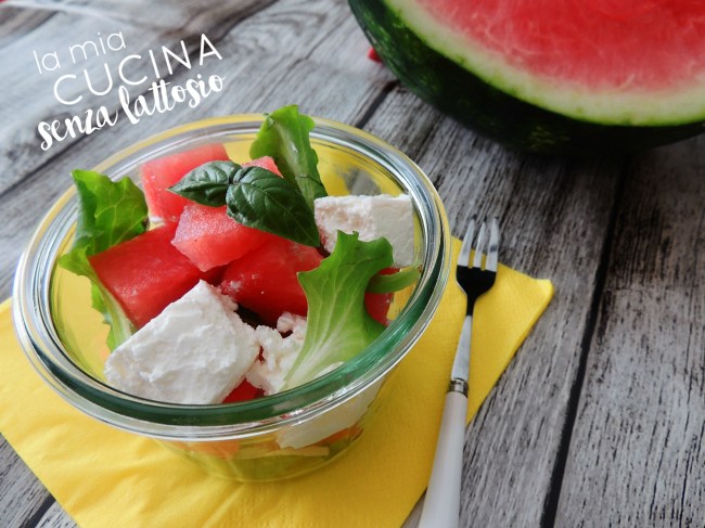insalata anguria senza lattosio