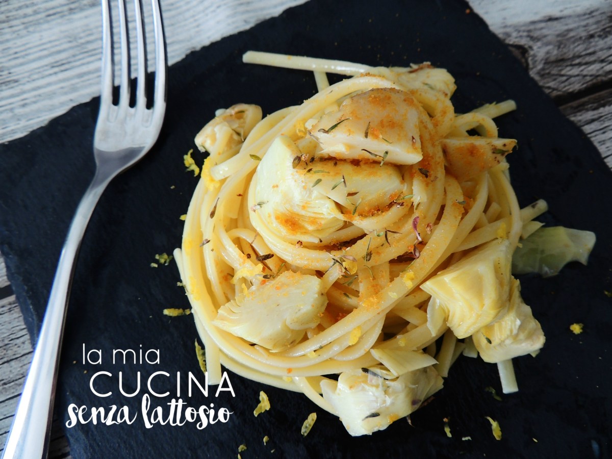 pasta carciofini e bottarga