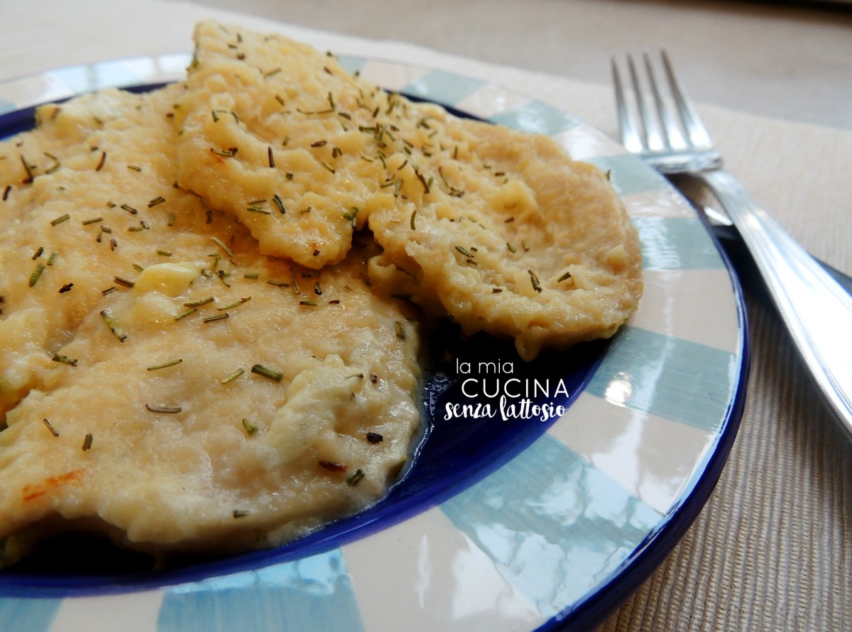 scaloppine senza lattosio