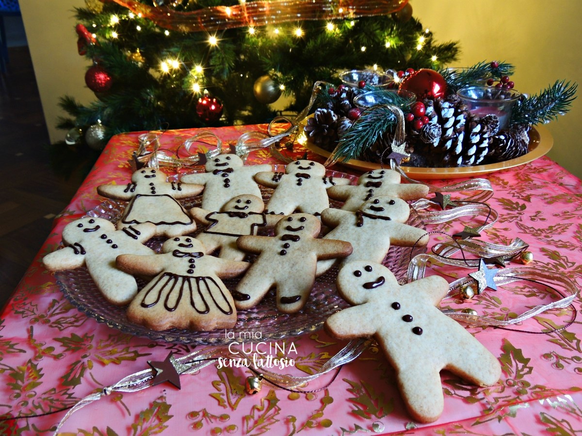 omini di pan di zenzero senza lattosio