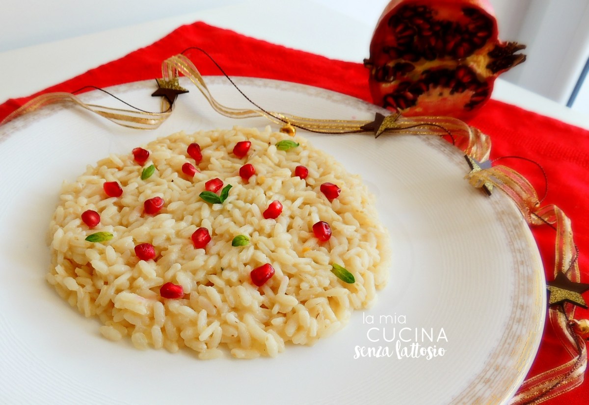 risotto champagne e melograno