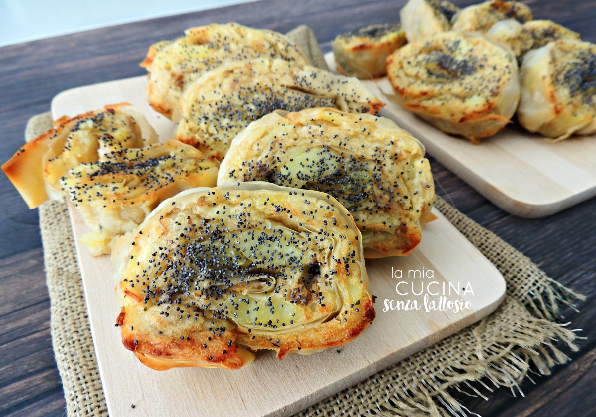 girelle pasta fillo senza lattosio