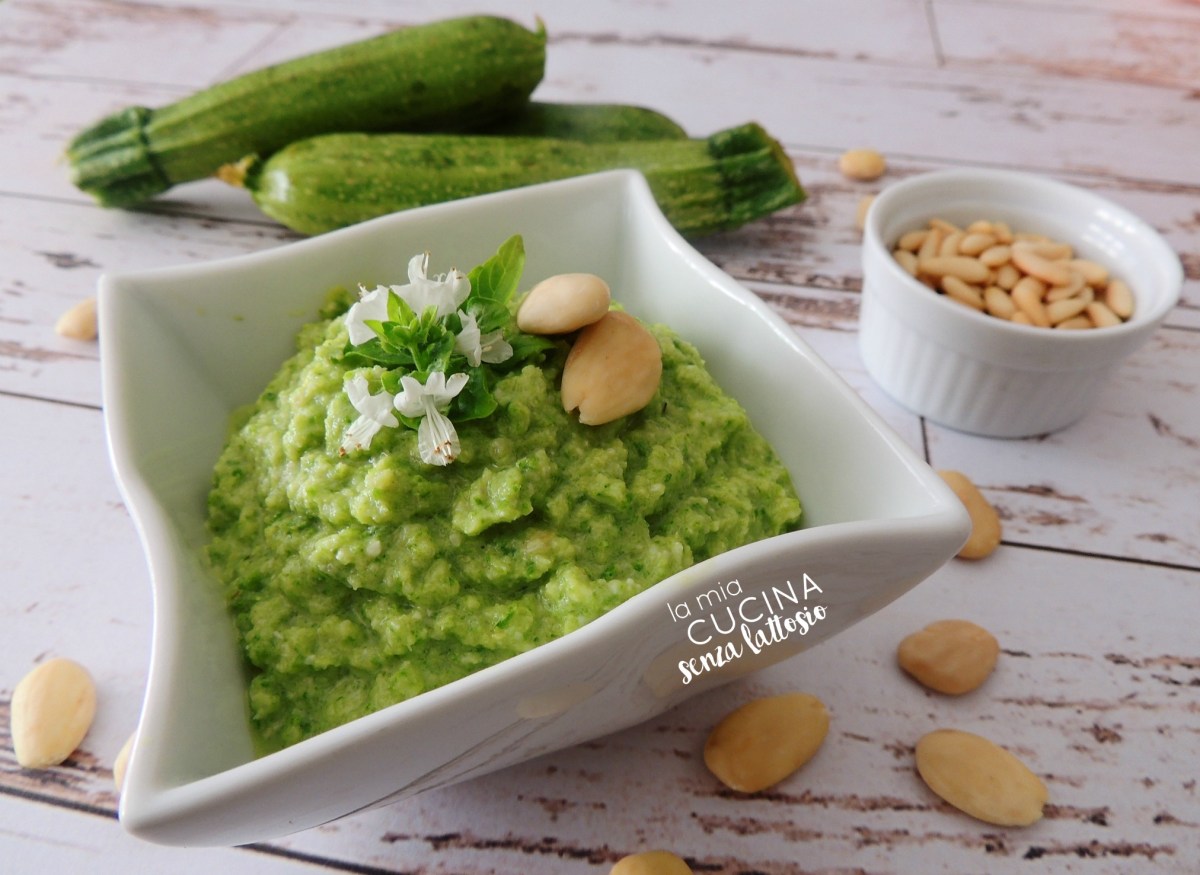 pesto di zucchine senza lattosio