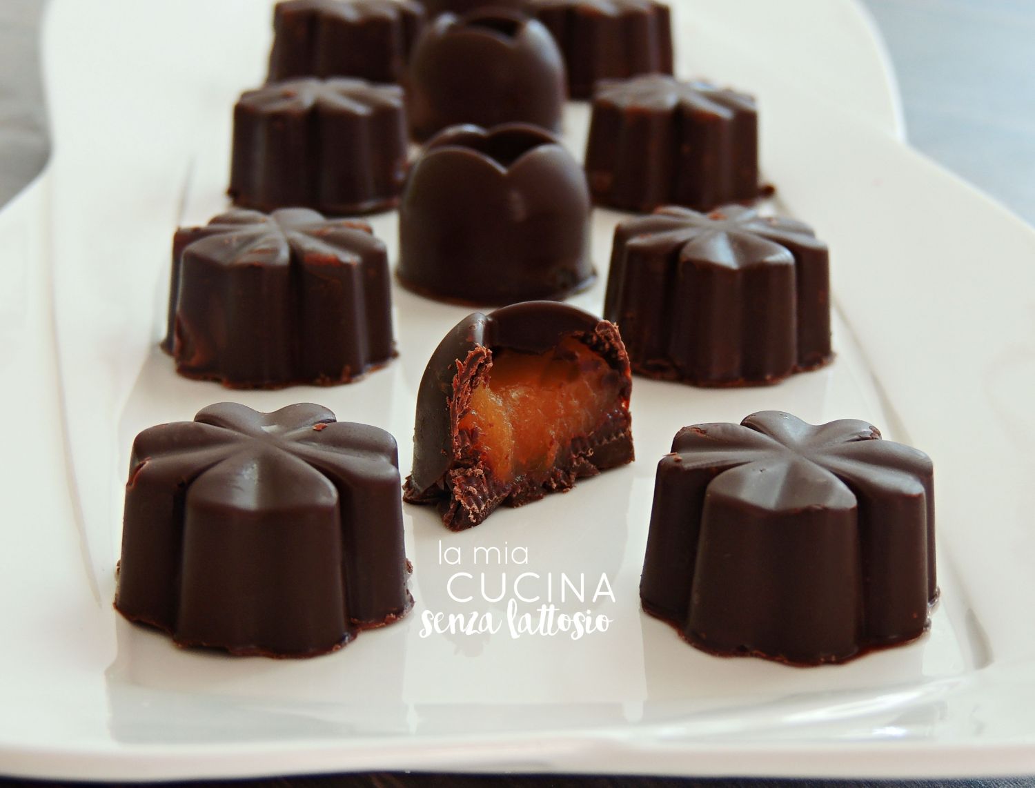 cioccolatini arancia senza lattosio