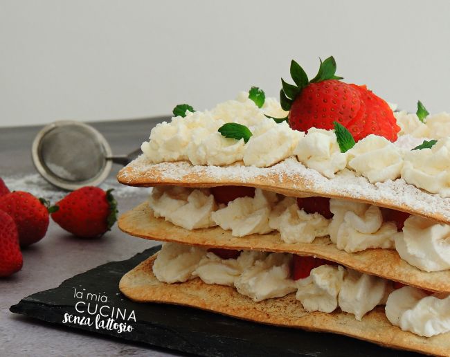 millefoglie fragole e mascarpone