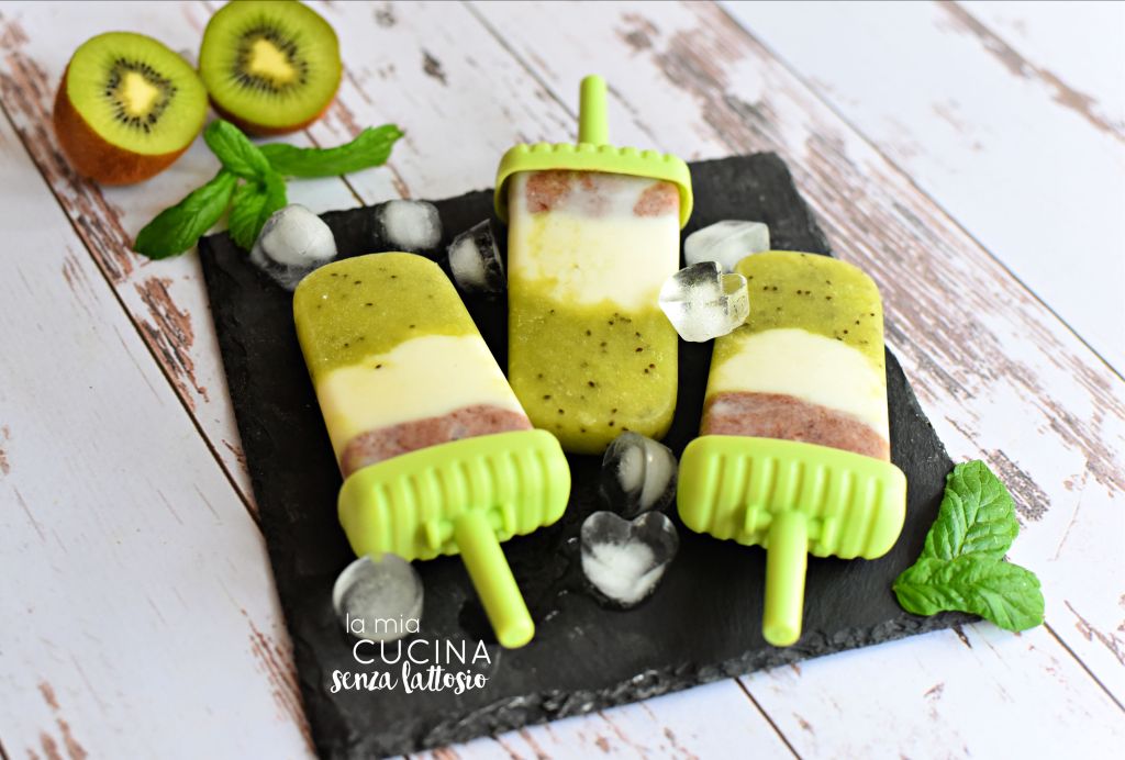 ghiaccioli kiwi e cacao