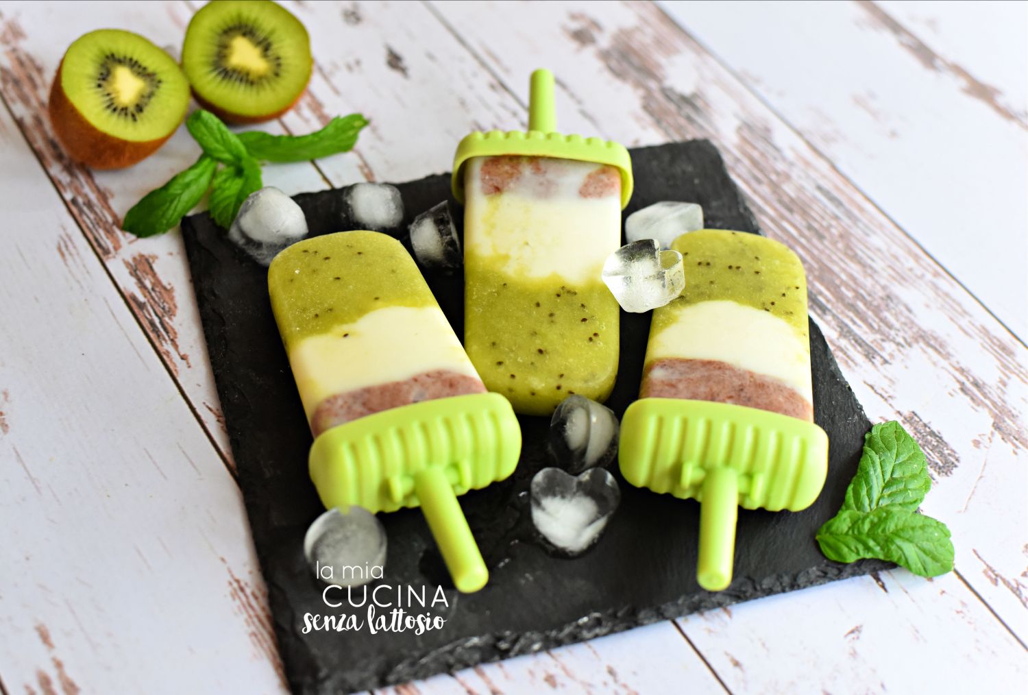 ghiaccioli kiwi e cacao